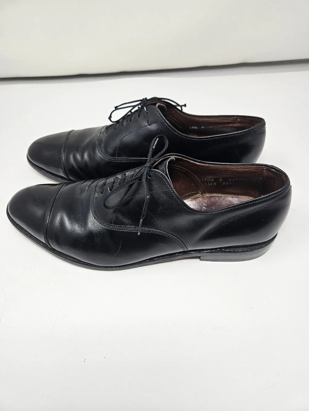 Allen Edmonds Park Avenue Cap Toe Leather Lace Up Oxfords Dress Shoes Men's 10.5